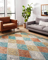 Loloi II Spectrum Collection SPE-03 Charcoal / Multi, Contemporary 7'-9" x 9'-9" Area Rug