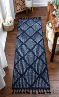 Arbor Moroccan Trellis Blush Kilim-Style Rug