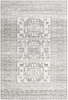 Grey Ivory Bohemian Pattern Soft Area Rugs