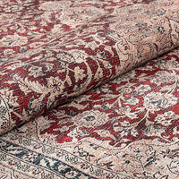 Tonti Red Distressed Persian Area Rug