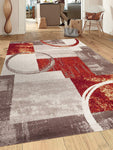 Contemporary Abstract Multi-color Area Rugs