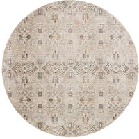 Theia Soft Area Rug, 1'-6" x 1'-6" Sample Swatch, Granite/Ivory