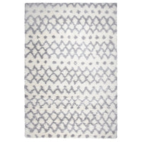 Midnight Collection Geometric Stripes Rug