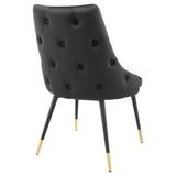Adorn Tufted Performance Velvet Dining Side Chair - Teal