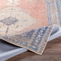 Distressed Persian Printed Machine Washable Area Soft Rug