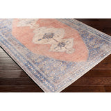 Distressed Persian Printed Machine Washable Area Soft Rug