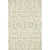 Annabelle Farmhouse Hand-hooked Wool Rug - Ivory/Grey