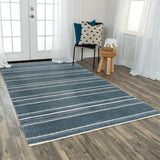 Jupiter Collection Hand Tufted Modern Stripe Soft Area Rug