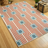 Ambrosi Indoor/Outdoor Soft Area Rug