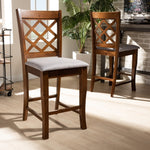 Aria Modern and Contemporary 2-Piece Counter Height Pub Chair Set