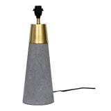 Aurelle Home Light Grey Concrete Contemporary Table Lamp