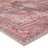 Casely Pink and Dark Purple Soft Area Rug