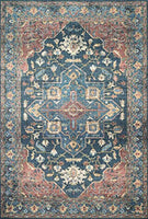 Loloi II Skye Collection SKY-01 Blush / Grey, Traditional 7'-6" x 9'-6" Area Rug