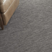 Flat-Weave Indoor/Outdoor Charcoal Soft Area Rug