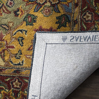 Heritage Collection Handmade Traditional Oriental Premium Wool Area Rug Multi / Burgundy