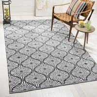Montauk Collection MTK606H Handmade Cotton Area Rug Aqua / Ivory