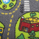 City Life Kids Non-Skid Area Rug