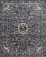 Porcia Collection Soft Area Rug, 5' x 8', Blue