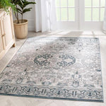 Vintage Oriental Persian Grey Soft Area Rug