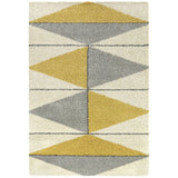 Modern Geometric Berber Shag Soft Area Rug