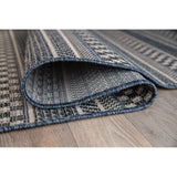 Geometric Stripe Indoor/Outdoor Area Rug