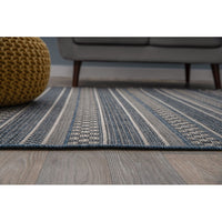 Geometric Stripe Indoor/Outdoor Area Rug