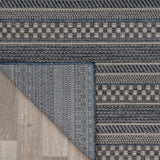 Geometric Stripe Indoor/Outdoor Area Rug