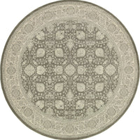 Border Floral Panel Soft Area Rug