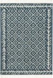 Moroccan Geometric Shag Light Blue Soft Area Rug