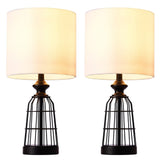 CO-Z 20-Inch Mid-Century Birdcage Table Lamps, Set of 2