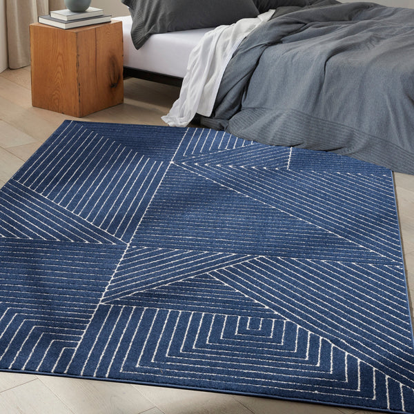 Balance Abstract Geometric Linear Soft Area Rug