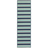 Gill Horizontal Striped Soft Area Rug