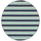 Gill Horizontal Striped Soft Area Rug