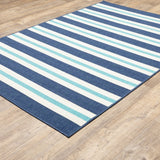 Gill Horizontal Striped Soft Area Rug