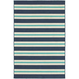 Gill Horizontal Striped Soft Area Rug