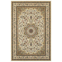 Stora Red/Ivory Classic Medallion Soft Area Rug