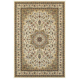 Stora Red/Ivory Classic Medallion Soft Area Rug