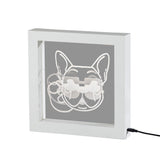 Cool Dog Video LED Light Box Table or Wall Lamp