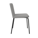 Corey Dining Chair, Set of 2, Gray Linen
