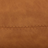 Cortesi Home Sahara Dining Chairs in Yellow Faux Leather, Set of 2