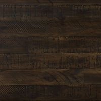 Carbon Loft Edelman Black/Grey Driftwood Bench with Metal Frame