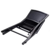 Costway Set of 2 Metal Folding Chair Dining Chairs Home Restaurant