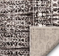 Beverly Anthracite Modern Vintage Distressed soft Area Rug