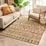 Beige Modern Vintage Mediterranean Soft Area Rug