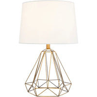 Dalla 24 in. Brass Modern Table Lamp - 24" H