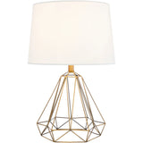 Dalla 24 in. Brass Modern Table Lamp - 24" H