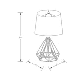 Denain Modern Table Lamp with Painted Iron Base