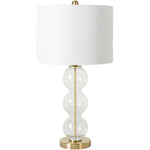 Desiree Modern Glass Orbs Table Lamp - 27"H x 14"W x 14"D