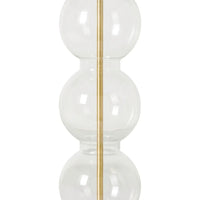 Desiree Modern Glass Orbs Table Lamp - 27"H x 14"W x 14"D