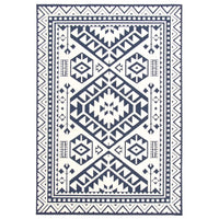 Southwestern Light Grey Indoor/ Outdoor Soft Rug